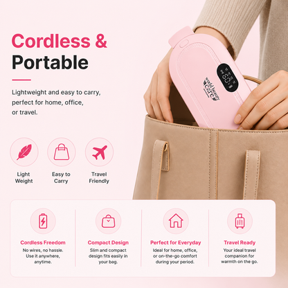 Portable Cordless Heating Pad - Menstrual Heating Pad