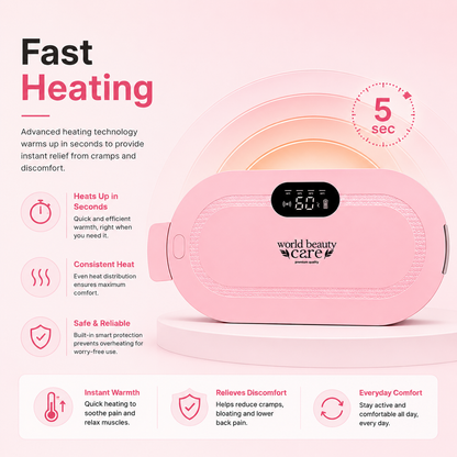 Portable Cordless Heating Pad - Menstrual Heating Pad